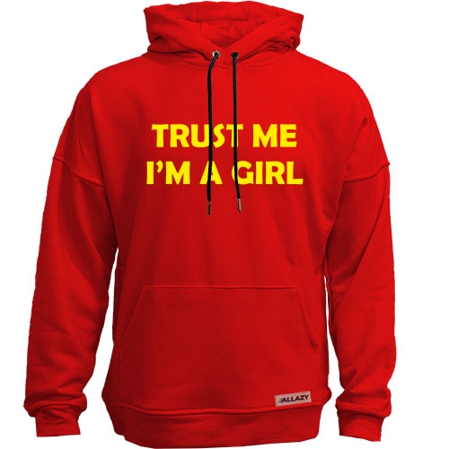 Худи без начісу Trust Me I`m A Girl